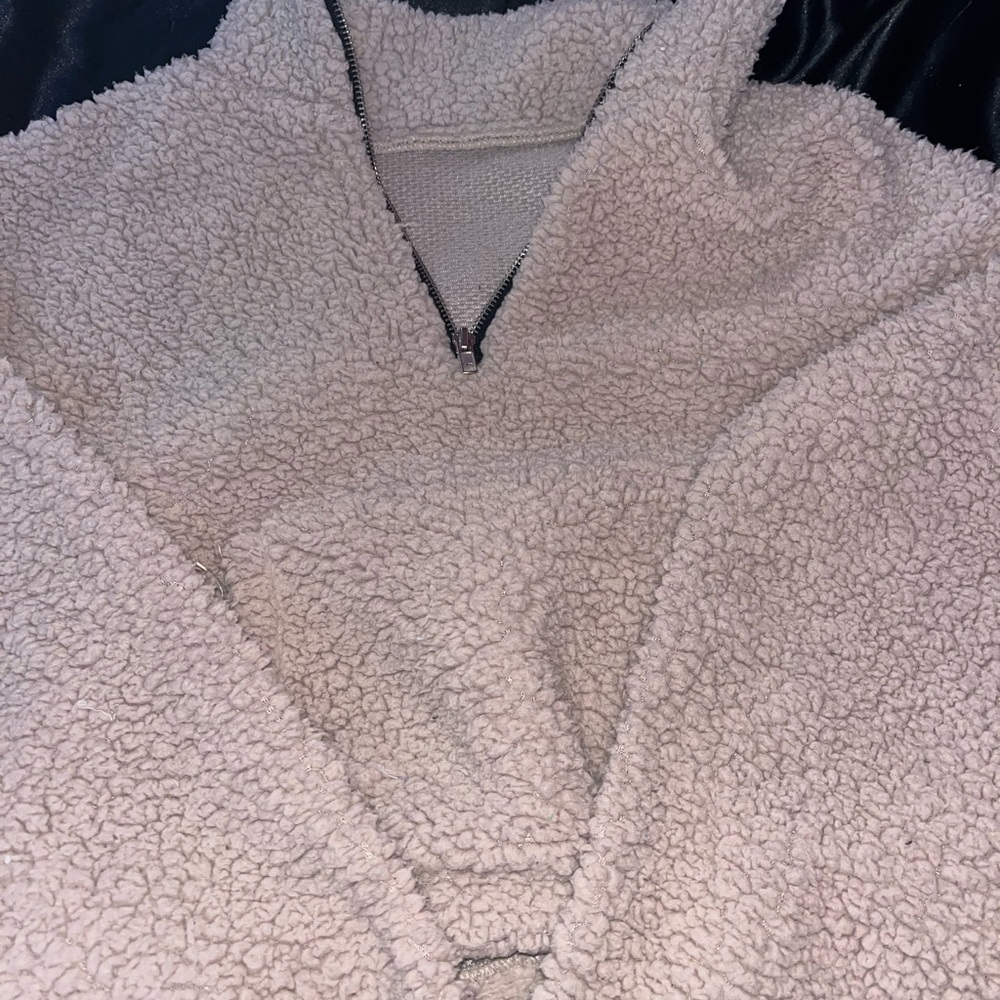 Cropped Sherpa Sweater